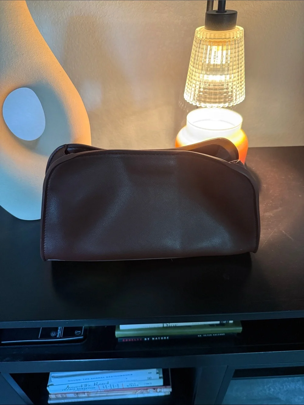 Women’s Leather clutch - Brown